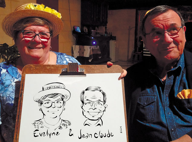 [Image d'une caricature d'un couple de retraités]