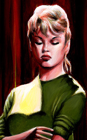 Peinture de Brigitte Bardot