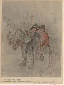 Titi Parisien Un 'poulbot' typique, gamin des rues de Montmartre.