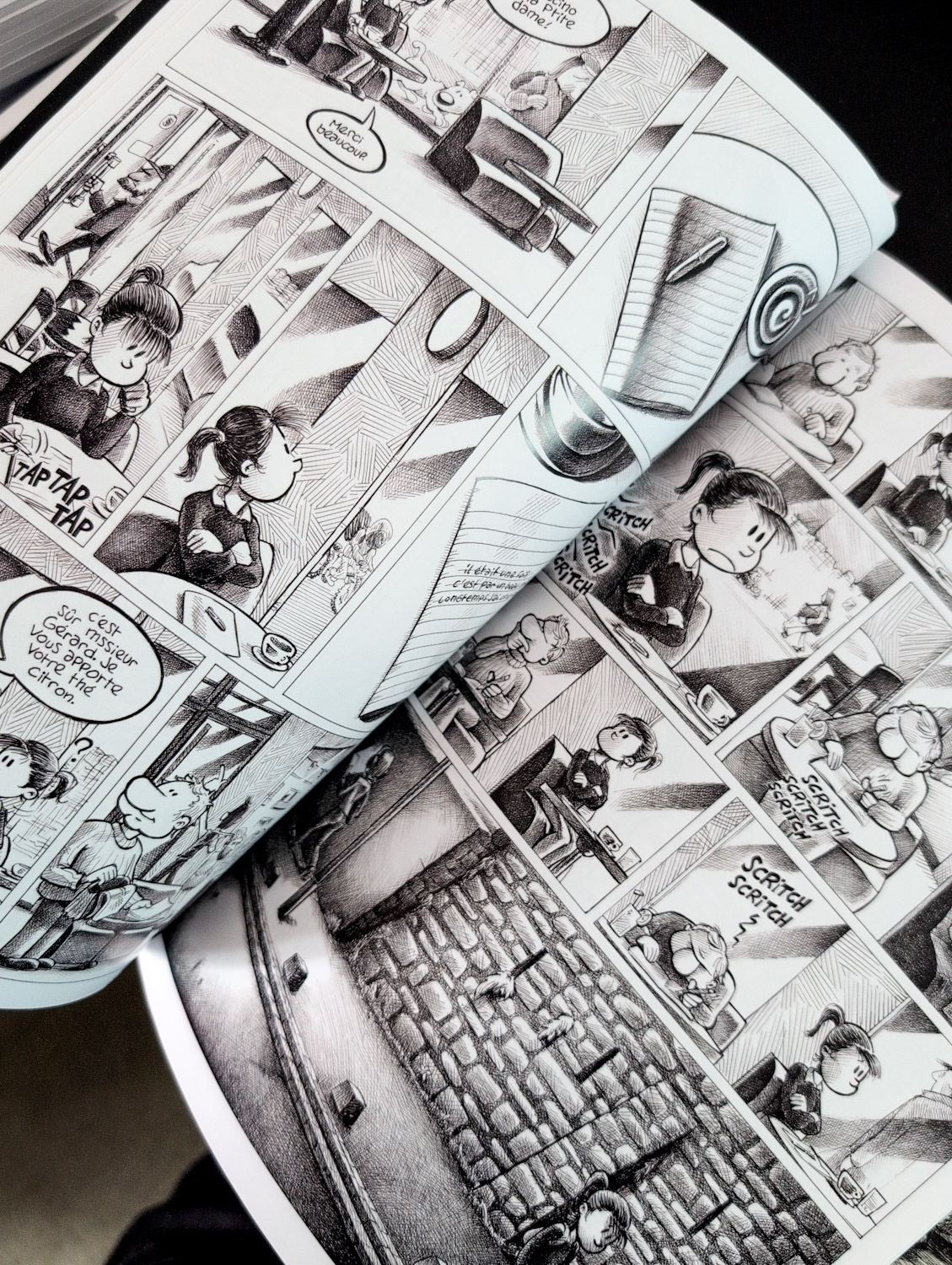 Page intérieure de la bande dessinée