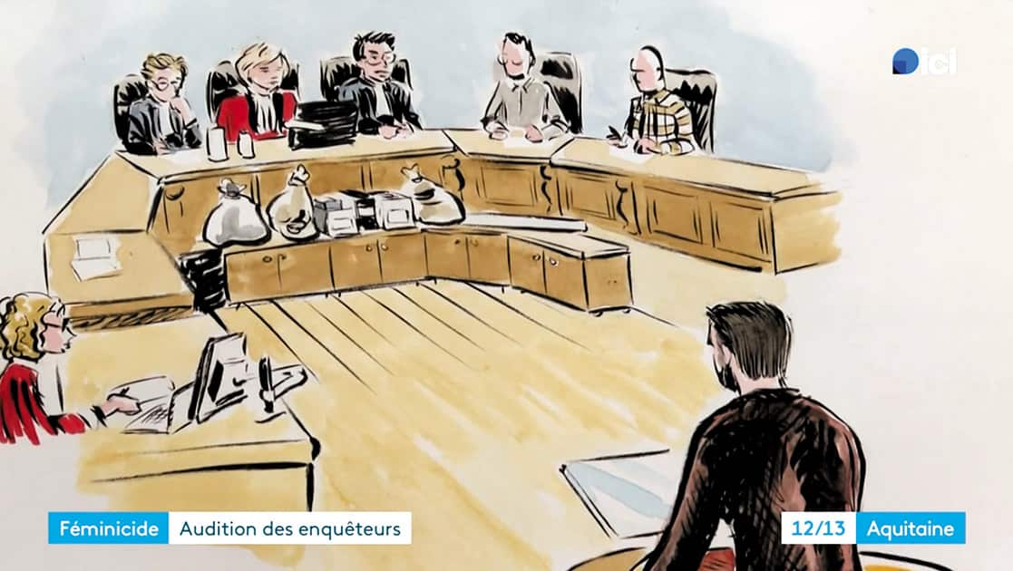Dessin des Assises de Bordeaux
