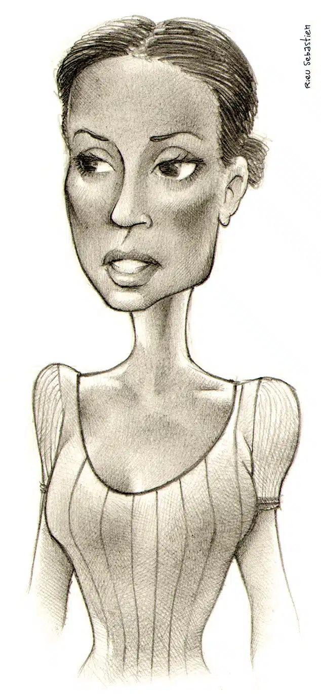Custom Caricature 13 Caricature of Alyssa Milano