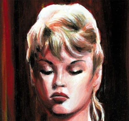 Peinture de Brigitte Bardot par Sébastien Rieu