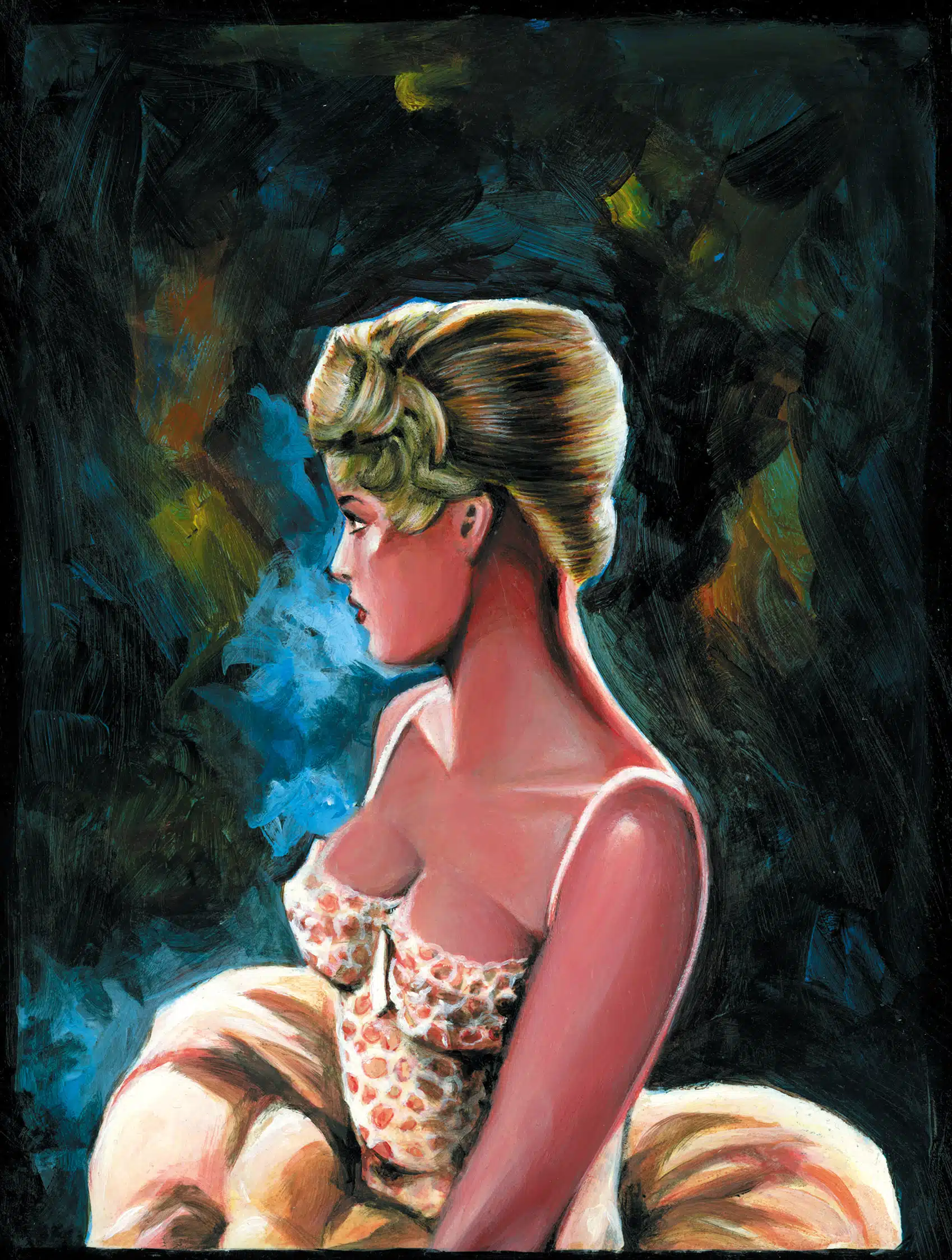 Peinture de Brigitte Bardot