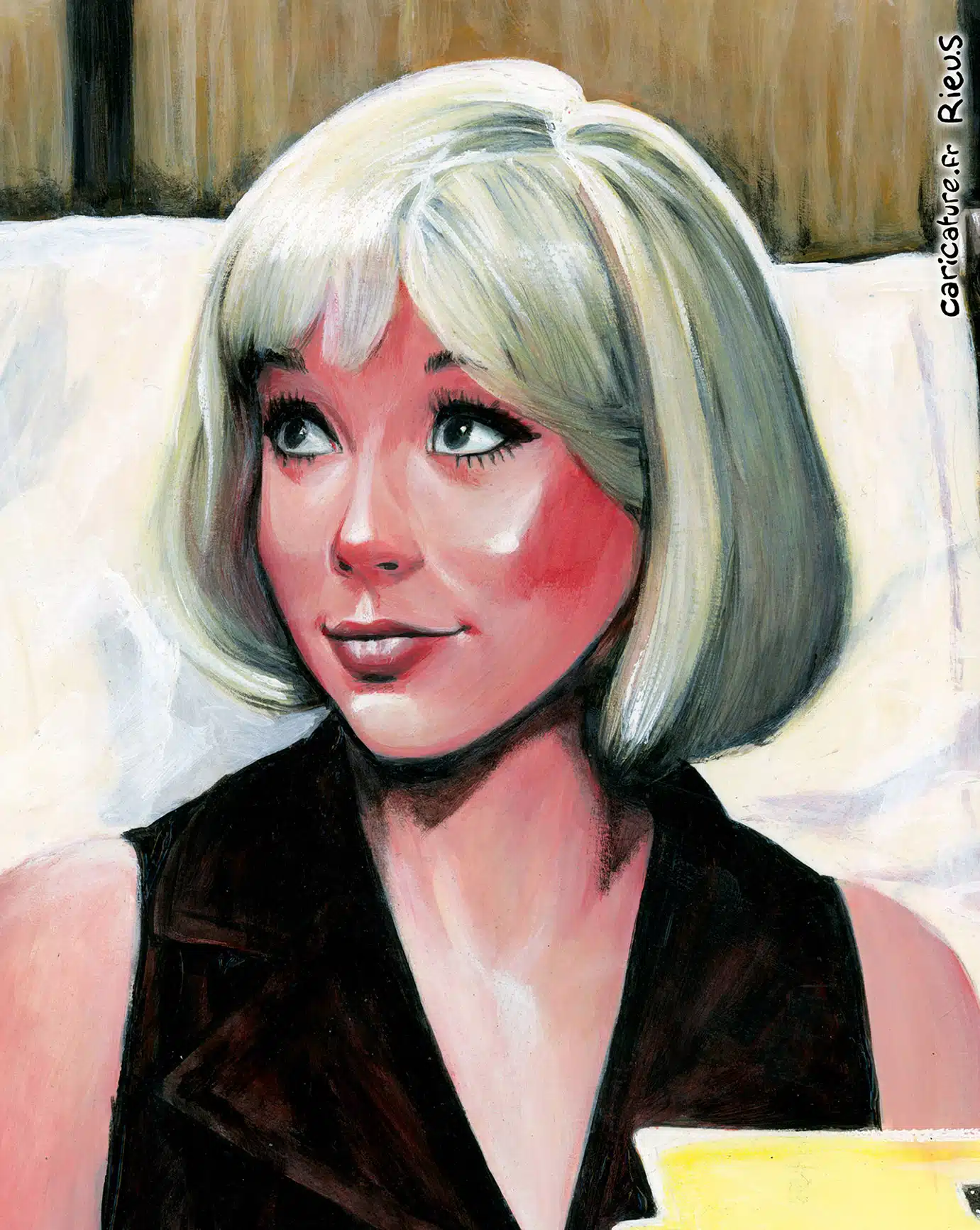 Peinture de Mireille Darc