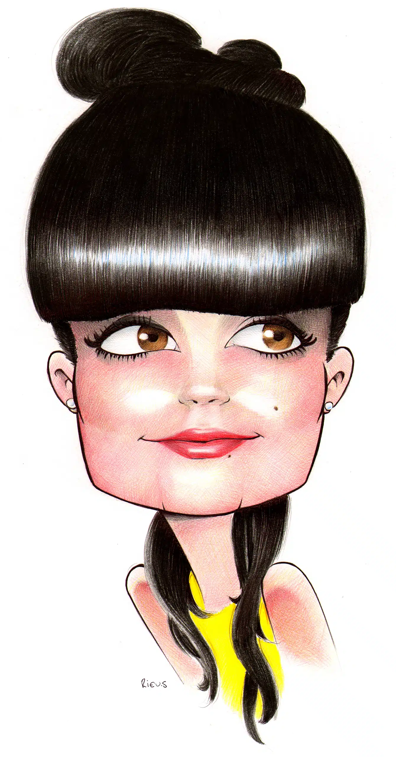 Custom Caricature 14 Caricature of Lily Allen