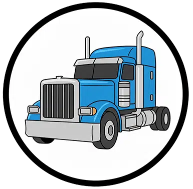 Caricatures de voitures 6 Logo camion routier