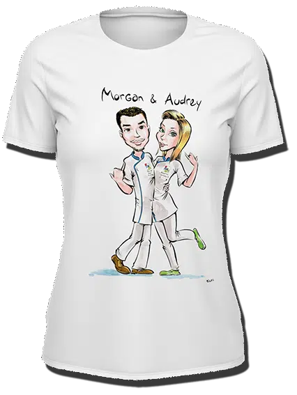 Cadeaux d'Entreprise Artistiques 2 T-shirt personnalisé