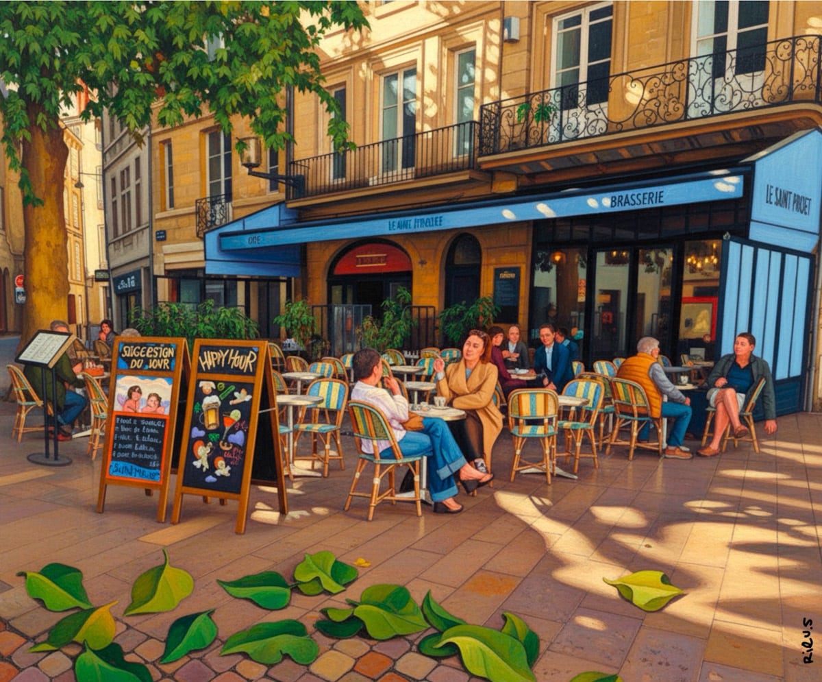 Stop trottoir peint — Saint-Projet Bordeaux