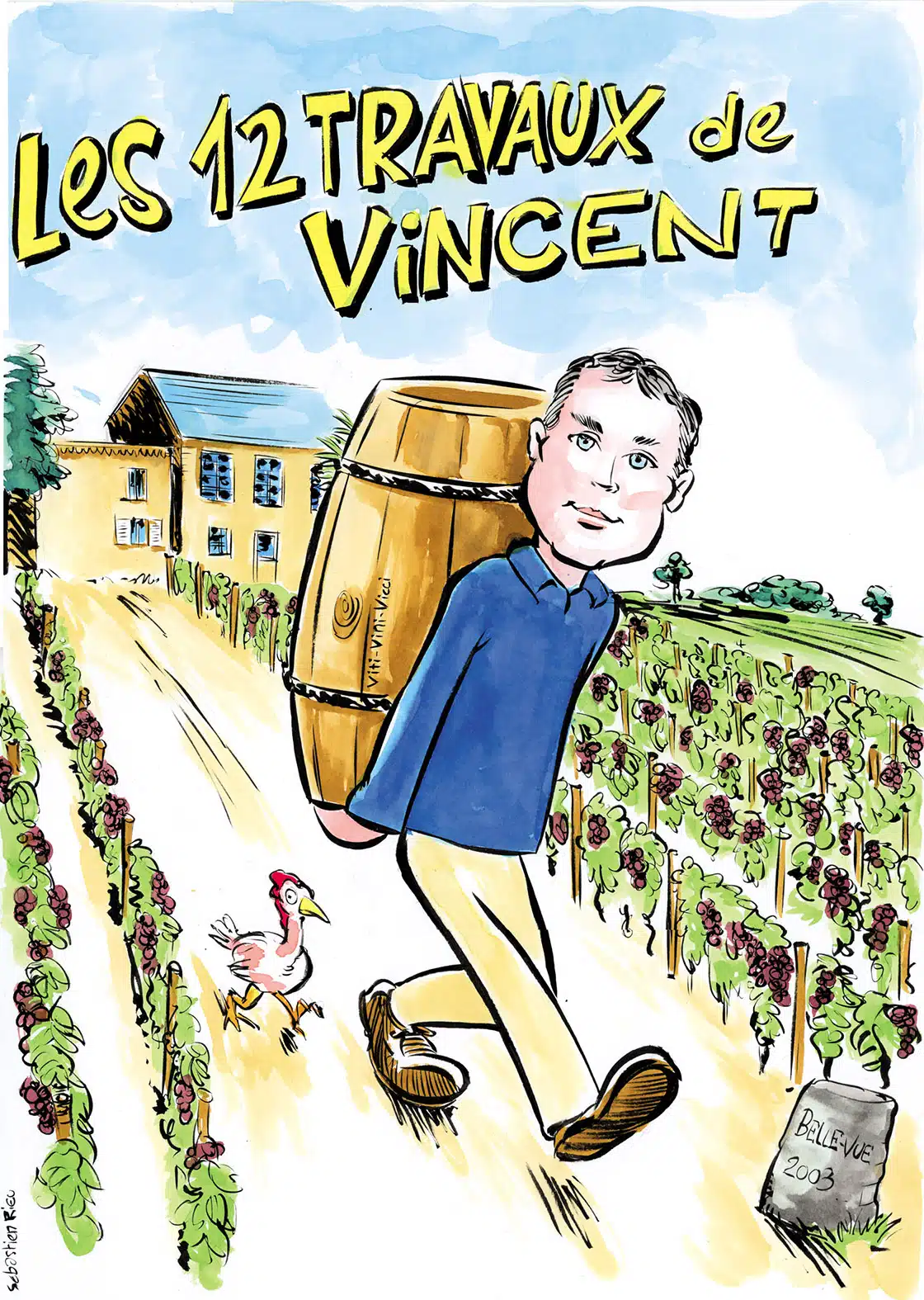 Illustration de vignobles