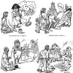 Titre : Panem et Circeuses (ou Panem). Artiste : Caran d'Ache (Emmanuel Poiré). Année : 1899. Caricature de Caran d'Ache, probablement issue de sa série