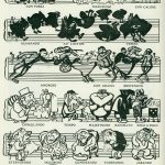 Dessin de Caran d'Ache publié en 1902 dans La Vie Heureuse