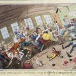 An Interesting Scene on board an East Indiaman showing the Effects of a Heavy Lurch