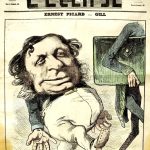 caricature d'Ernest Picard par  André Gill - Juin 1870 - Couverture de L'Eclipse