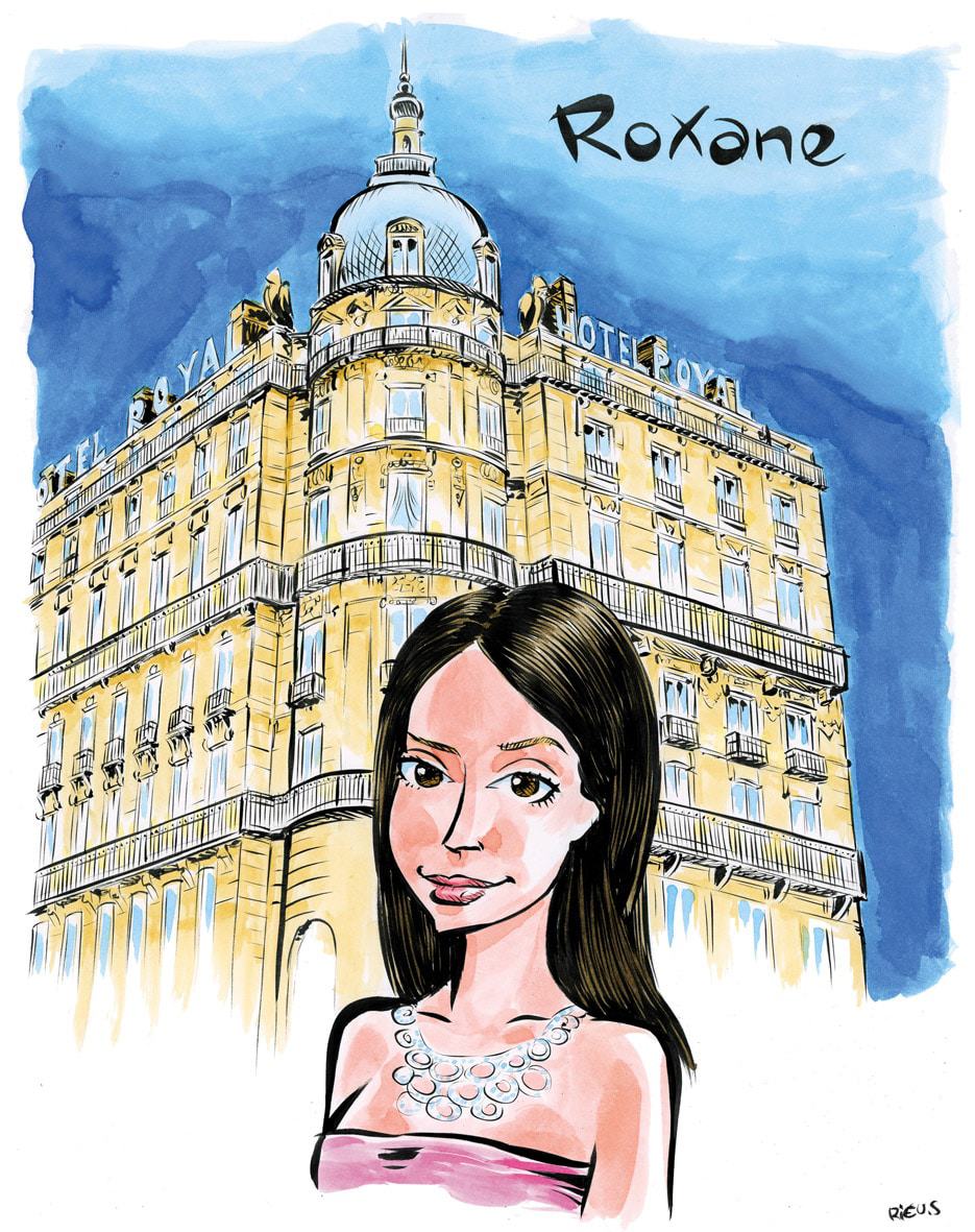 Aquarelle hôtel Lyon — illustration Sébastien Rieu