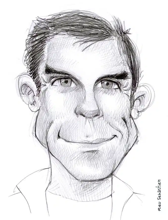 Custom Caricature 7 Caricature of Ben Stiller