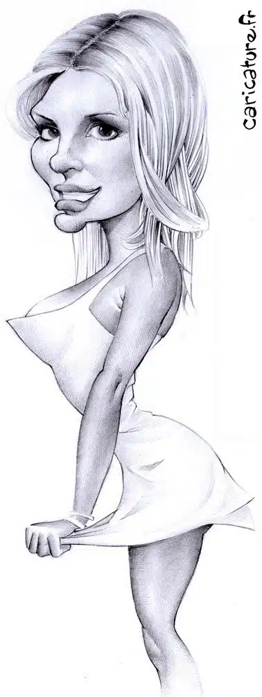 Custom Caricature 8 Caricature of Britney Spears