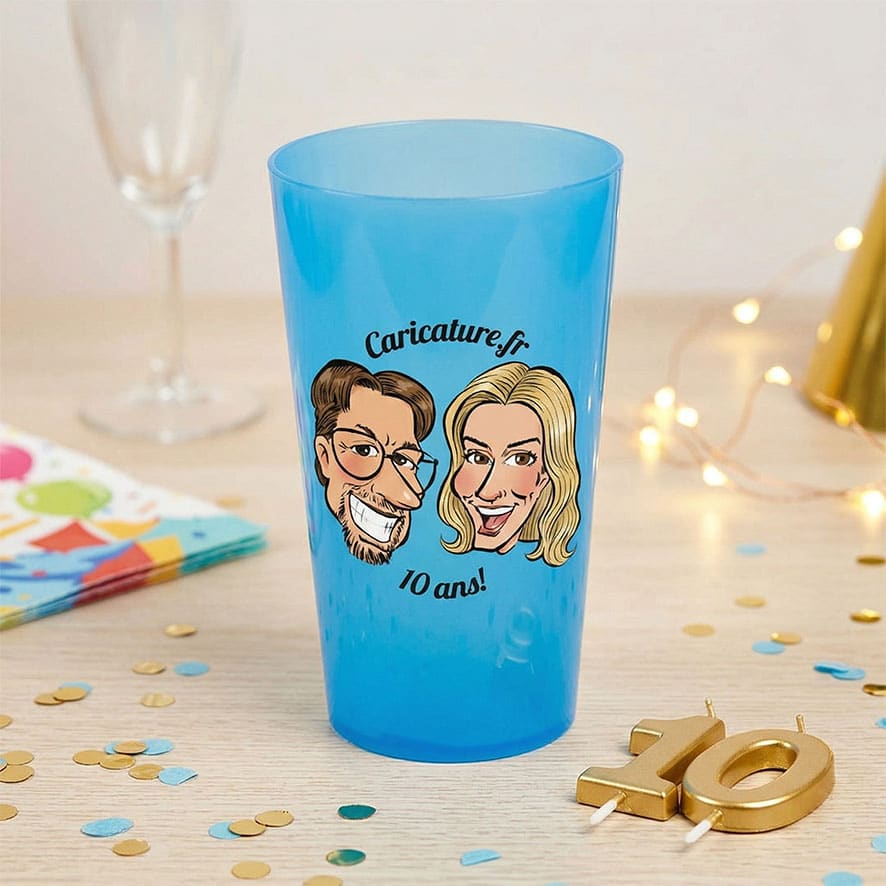 Ecocup pleine couleur personnalisé pour événement d'entreprise