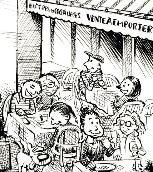 terrasse conviviale