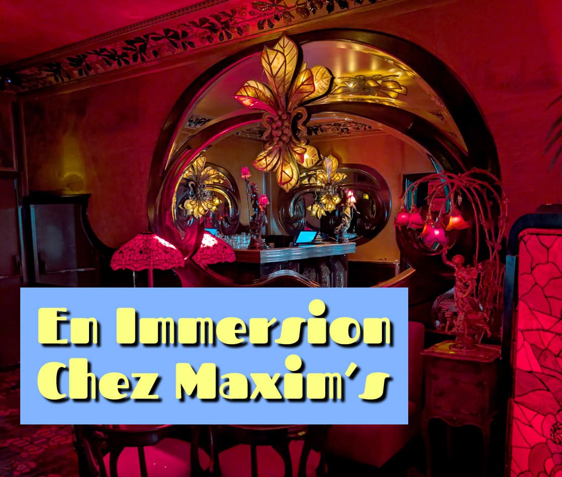 L'intérieur de Maxim's à Paris, filmé par Sébastien Rieu