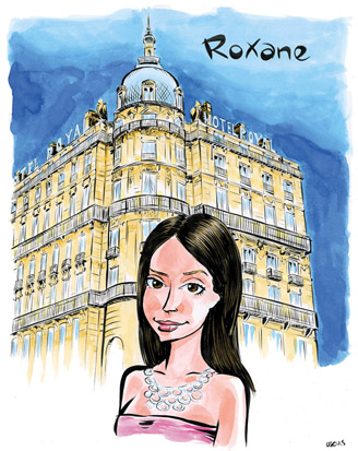 Le Royal Lyon dessiné dans une commande réalisée pour MGallery