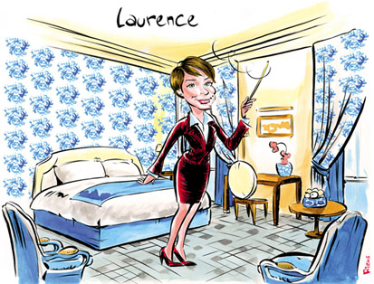 Portrait d'un employé MGallery mis en situation dans une chambre