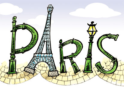 Paris, dessin de Sébastien Rieu