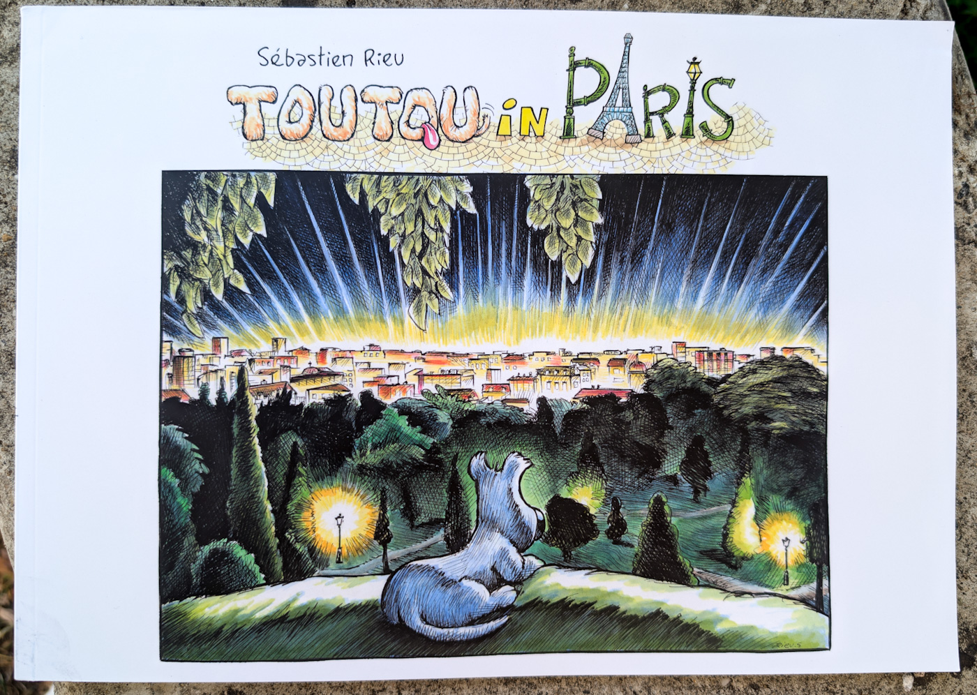 Couverture de la bande dessinée Un Toutou perdu à Paris