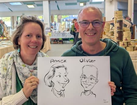 Caricature de couple