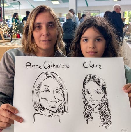 Caricatures à Salaunes