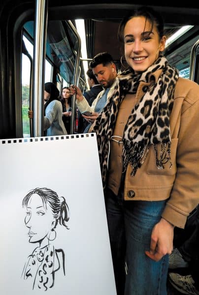caricature tramway